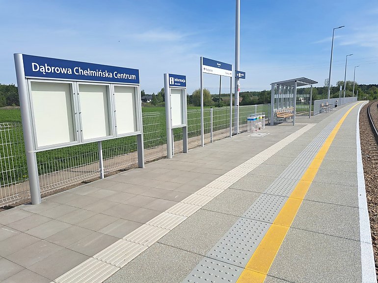 Rewolucja kolejowa w Dąbrowie Chełmińskiej! Nowy przystanek tuż przy centrum – sprawdź, kiedy rusza!