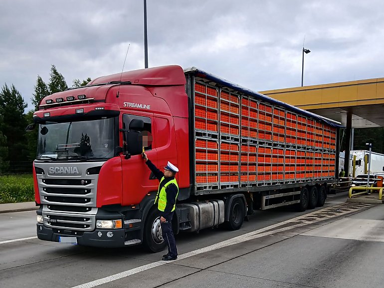 Pijani kierowcy na autostradzie A1! Aż 8 ciężarówek jechało „na podwójnym gazie”