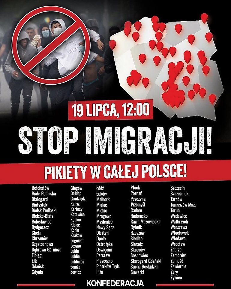 Gorąca sobota w Bydgoszczy! Pikieta „Stop imigracji” na Mostowej