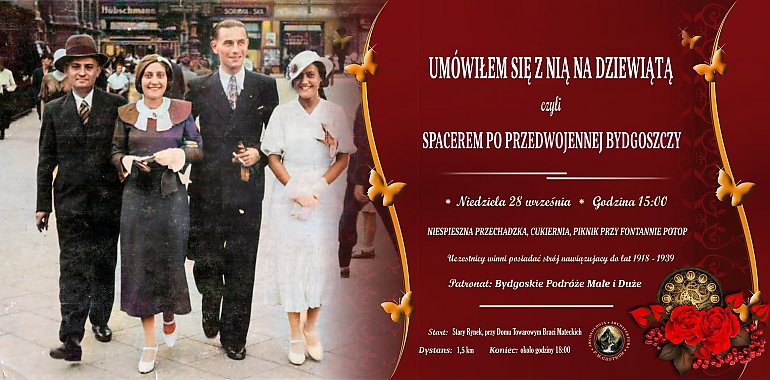 Nostalgiczny spacer po przedwojennej Bydgoszczy już wkrótce