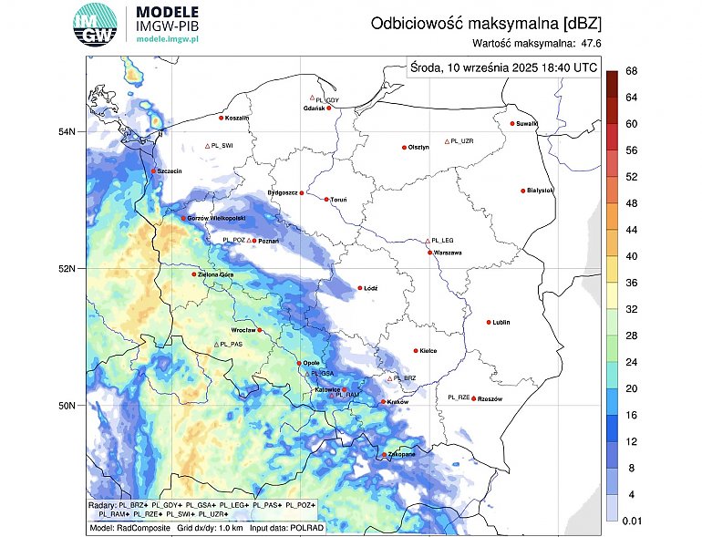 Wielka ulewa nad Bydgoszczą? Nadciągają długo oczekiwane opady deszczu