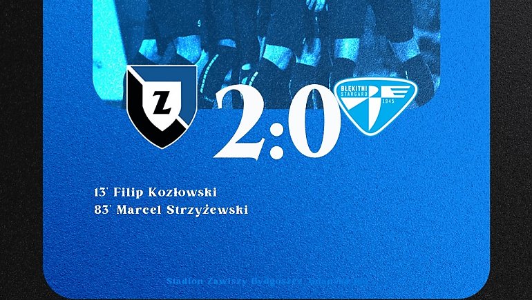 Twierdza Gdańska nie do zdobycia – Zawisza pokonał Błękitnych