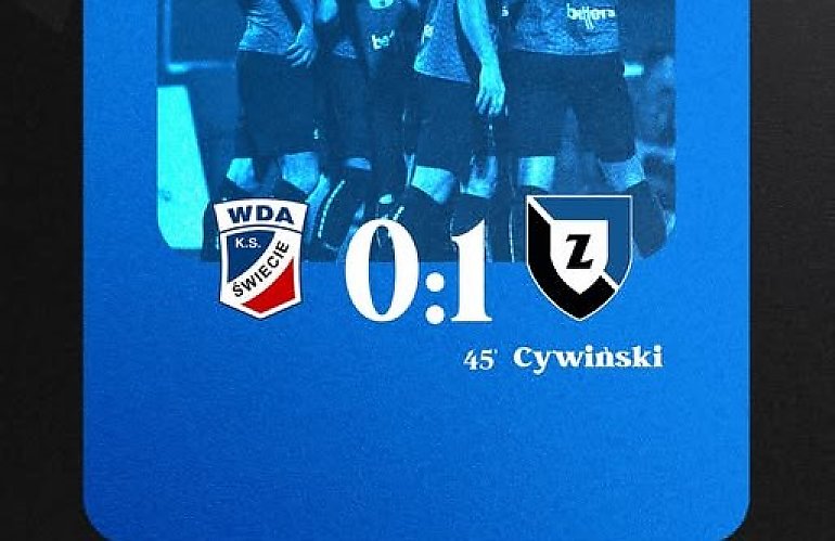 Zawisza wygrał w Świeciu i jest liderem trzeciej ligi
