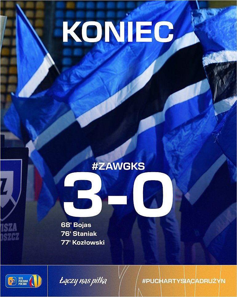 Zawisza idzie po puchar. Wygrał i jest już w gronie szesnastu najlepszych w Polsce