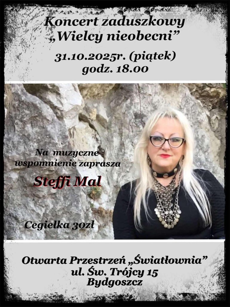 Bydgoszcz w rytmie nostalgii: Koncert Steffi Mal w Światłowni!