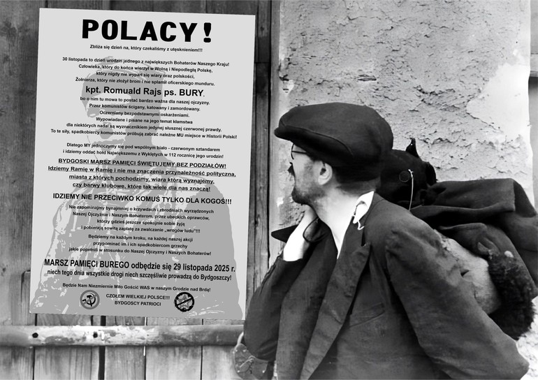 Marsz Pamięci w Bydgoszczy: Upamiętnienie legendarnego „Burego”
