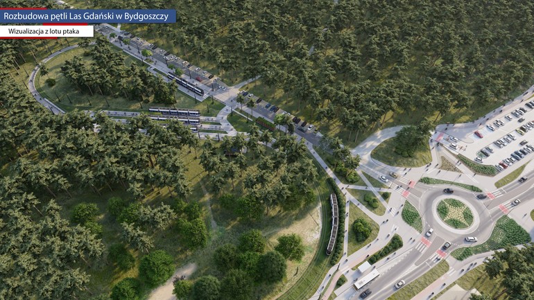 Wielka inwestycja na pętli Las Gdański: Nowe tory tramwajowe i budynek dla motorniczych