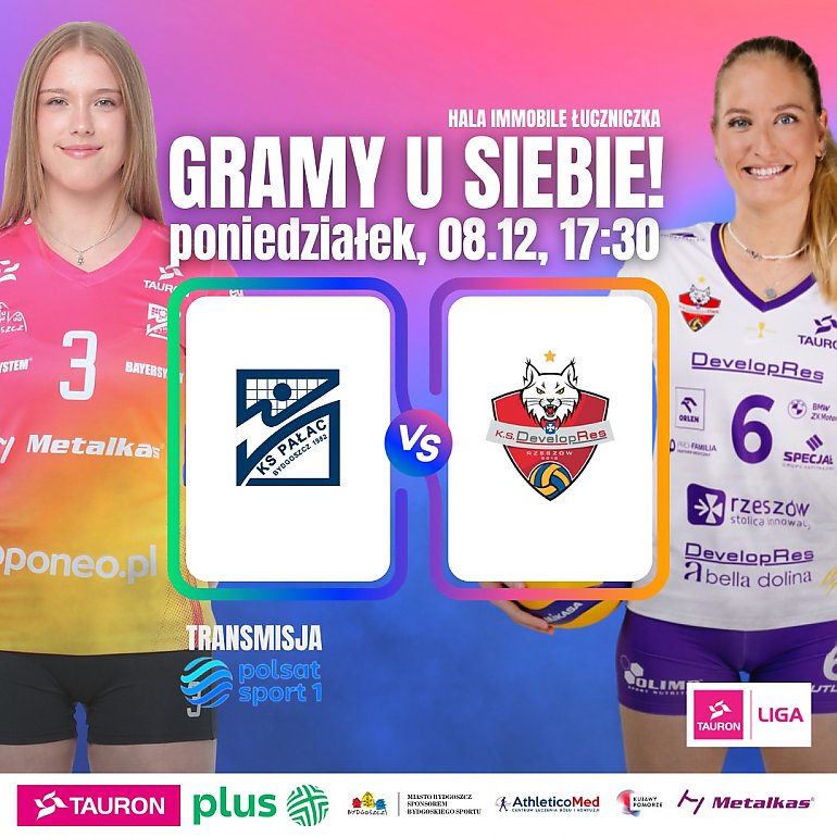 Metalkas Pałac Bydgoszcz staje przed wyzwaniem: zmierzą się z liderem!