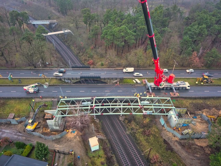 Nowa kładka pieszo-rowerowa na Fordońskiej otwarta wcześniej!
