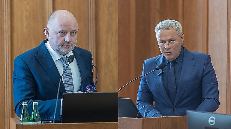 Bruski zarzuca Całbeckiemu przekroczenie granic uczciwości. Konflikt prezydenta z marszałkiem