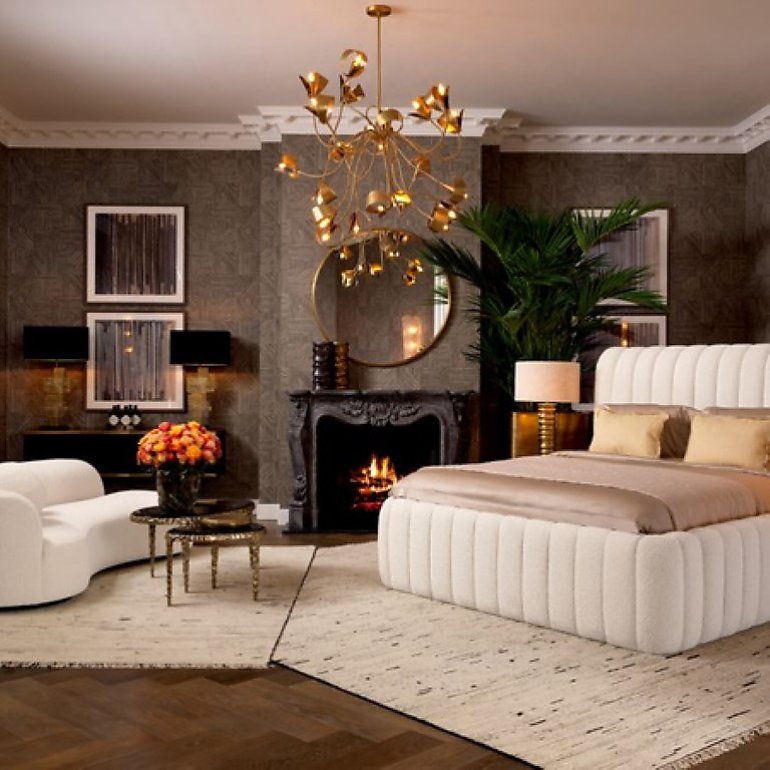 Jak urządzić przytulną i funkcjonalną sypialnię, według Eichholtz?