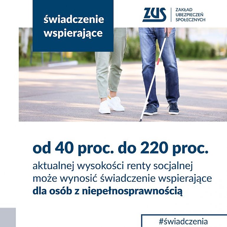 Świadczenie wspierające ZUS  — od stycznia nowe zasady!