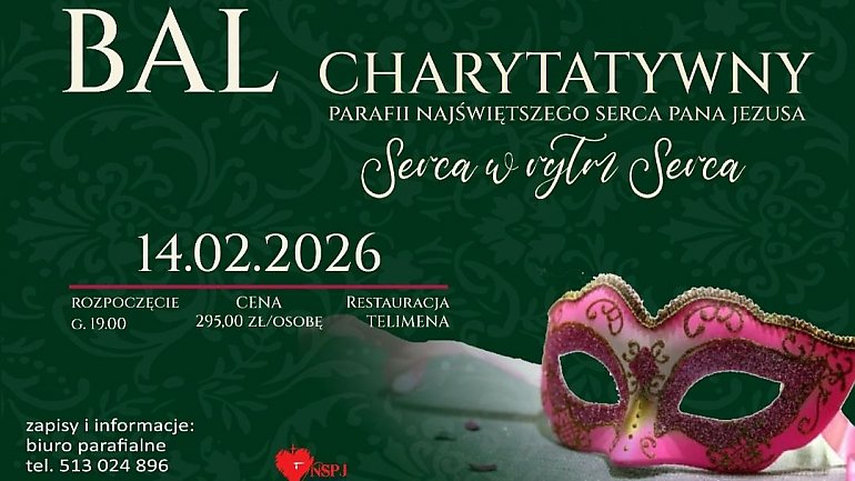 Wytańczą wsparcie dla małego Maksia! Parafia Najświętszego Serca Pana Jezusa w Bydgoszczy zaprosiła na  Walentynkowy Bal Charytatywny