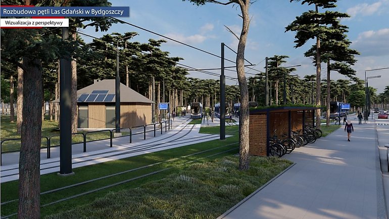 Jest już ogrodzenie i są pierwsze nasadzenia. ZDMiKP w Bydgoszczy raportuje o postępach prac na torowisku przy Lesie Gdańskim