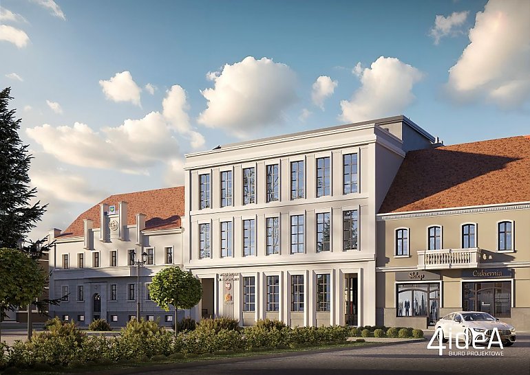 Były Dom Towarowy  w Koronowie wkrótce zyska nowe oblicze. Burmistrz Patryk Mikołajewski informuje o postępie prac