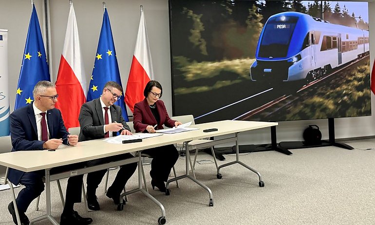 Ponad 36 mln zł na polski pociąg wodorowy nowej generacji! Bydgoska PESA otrzymała dofinansowanie