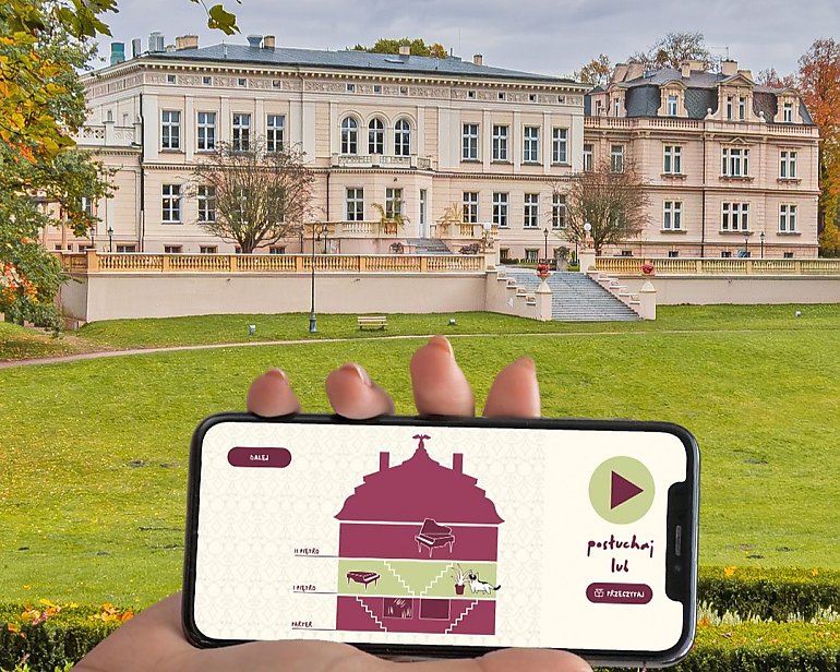 Zwiedzanie pałaców w Ostromecku śladami... kota! Nowa turystyczna atrakcja w formie aplikacji mobilnej