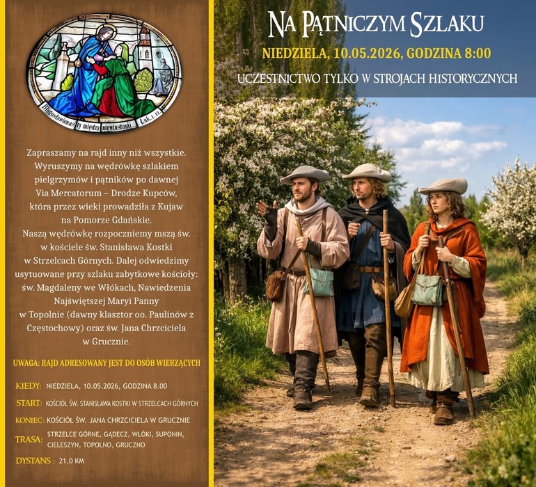 Rajd Via Mercatorum: wyrusz z pielgrzymami przeszłości!