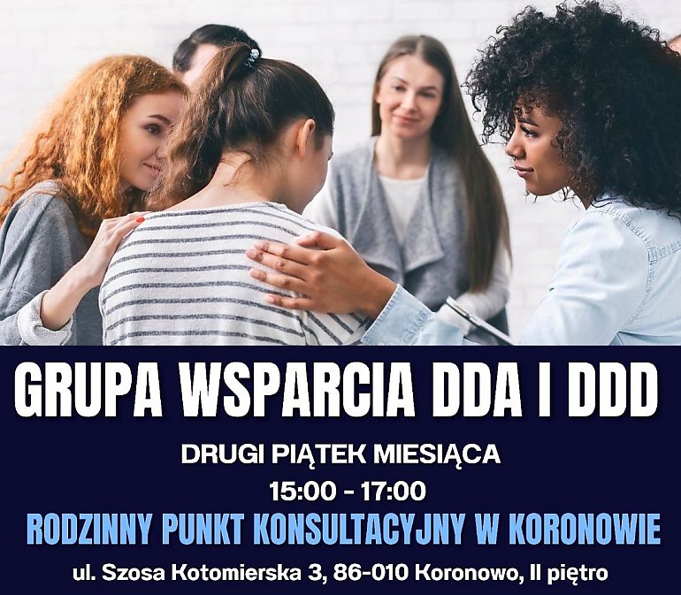 Chcą pomóc w leczeniu ran przeszłości. W Koronowie rusza grupa wsparcia dla osób z syndromem DDA i DDD