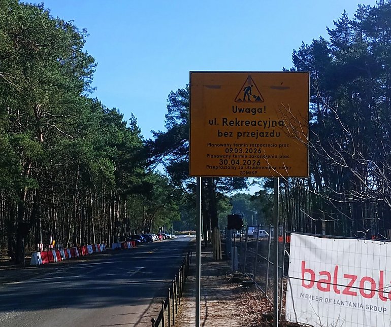 Kolejne zmiany dla bydgoskich kierowców! W poniedziałek ruszają prace na ulicy Rekreacyjnej