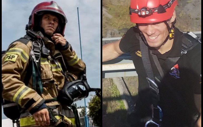 Bydgoski strażak i sportowiec walczy o zdrowie. Trwa zbiórka dla 25-letniego Kuby