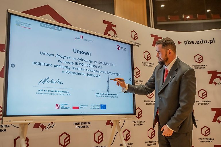 15 mln zł z KPO dla Politechniki Bydgoskiej. Uczelnia przyspiesza cyfryzację