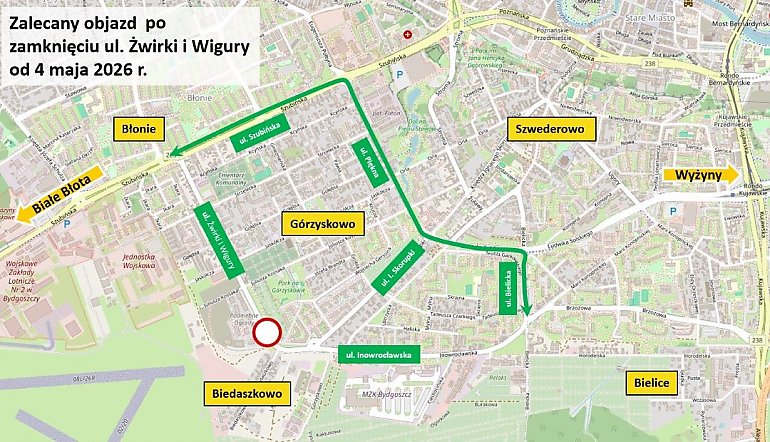 Budowa zbiorników retencyjnych w Bydgoszczy  przyspiesza — będą kolejne utrudnienia