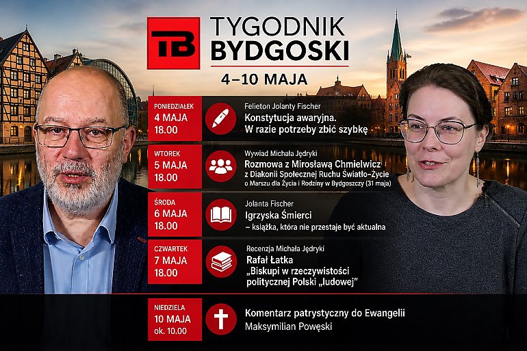 Nowy tydzień w Tygodniku Bydgoskim (4–10 maja). Publicystyka, debata i spojrzenie na rzeczywistość bez złudzeń