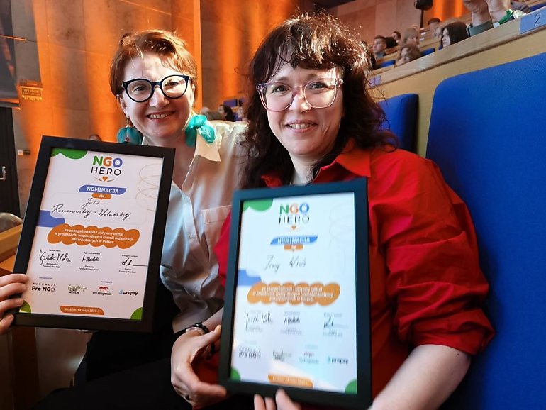 Dwie bydgoszczanki z nominacjami NGO Hero. Wyróżnienia odebrały w Krakowie