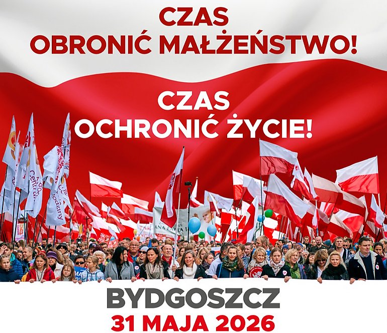 Bydgoszcz wyruszy w obronie małżeństwa. Marsz dla Życia i Rodziny z maryjnym akcentem