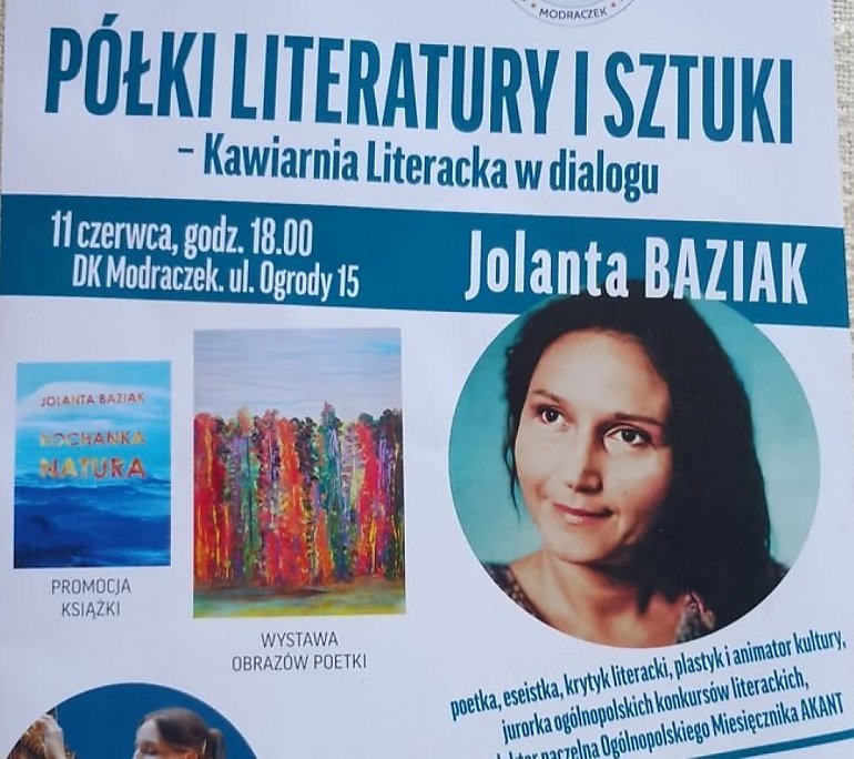 Między słowem a obrazem. Wieczór z Jolantą Baziak w DK Modraczek