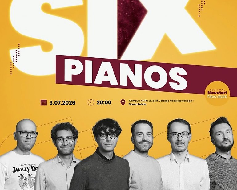 Sześć fortepianów i mistrzowie minimalizmu. Wyjątkowy koncert na scenie plenerowej Akademii Muzycznej