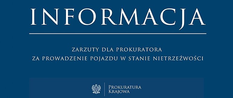 Prokurator z zarzutem jazdy po alkoholu. Miał prowadzić motocykl w Białych Błotach