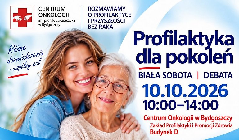 Biała sobota w Centrum Onkologii. Badania, konsultacje i profilaktyka dla całych rodzin