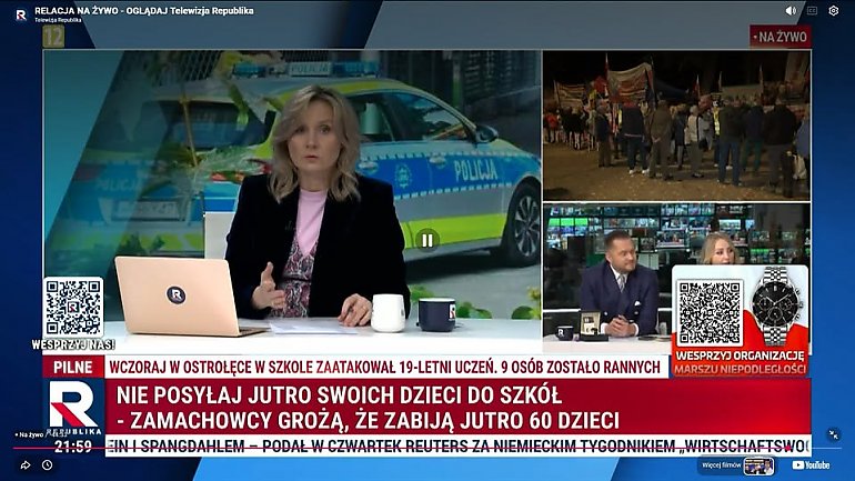 „Nakręcamy spiralę strachu”. Paweł Bokiej o szkolnych alarmach i odpowiedzialności rodziców