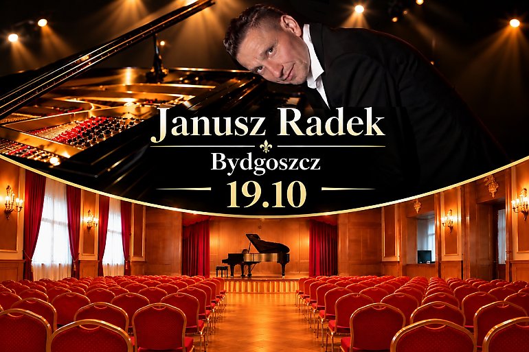 Janusz Radek zaśpiewa w Bydgoszczy. Tylko ładne piosenki, fortepian i niezwykły głos