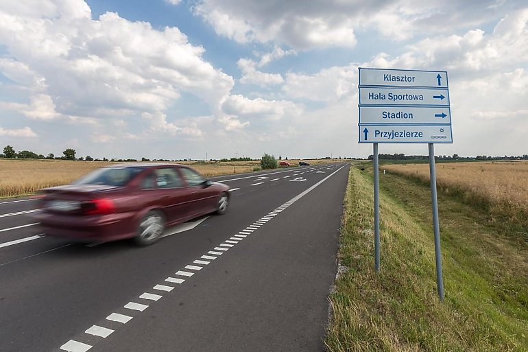 Drugi etap obwodnicy Mogilna otwarty. Nowa trasa ma 1,5 kilometra