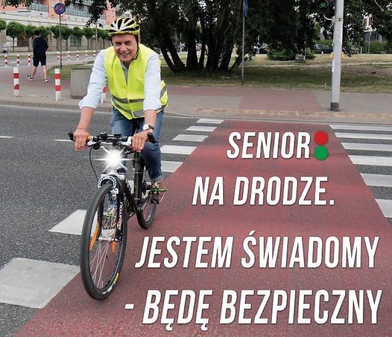 Bezpieczny senior-rowerzysta. Akcja w KPCK