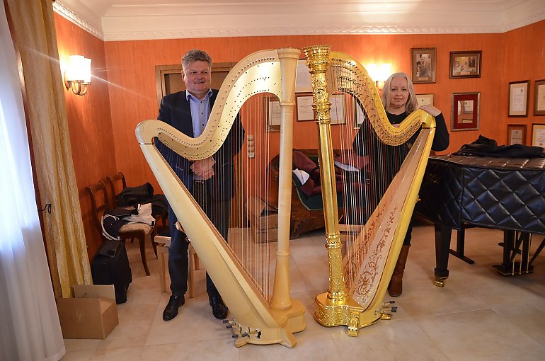 Nowe harfy, piękne brzmienie w Filharmonii Pomorskiej