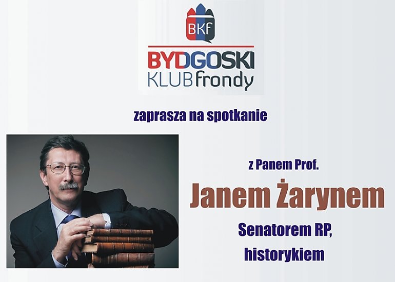 Profesor Jan Żaryn z wykładem w Bydgoszczy