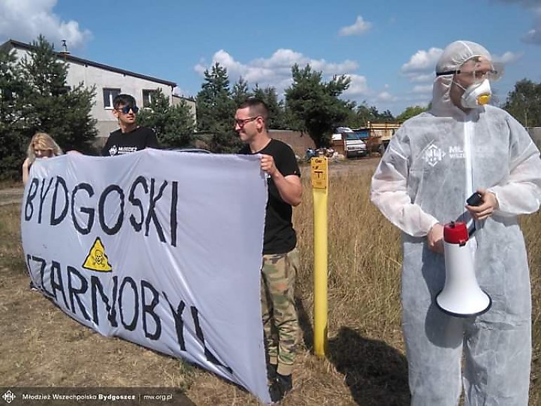 Bydgoski Czarnobyl – happening i wyniki kontroli NIK